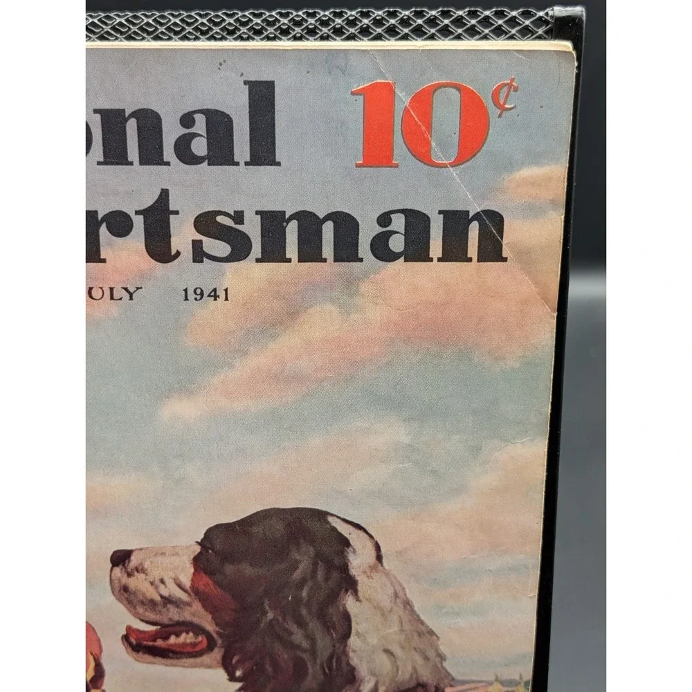 Vintage National Sportsman Magazine July 1941 Hunting Fishing Outdoor Dogs Cover